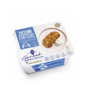 Kolokithokeftedes - Greek Zucchini Fritters with Spicy Cheese & Tahini